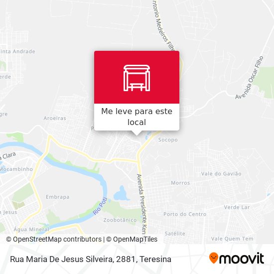 Rua Maria De Jesus Silveira, 2881 mapa