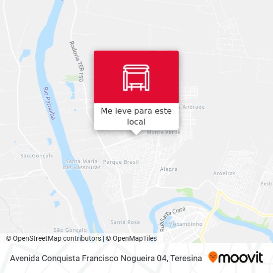 Avenida Conquista Francisco Nogueira 04 mapa