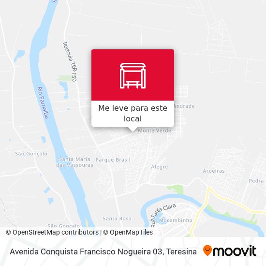 Avenida Conquista Francisco Nogueira 03 mapa