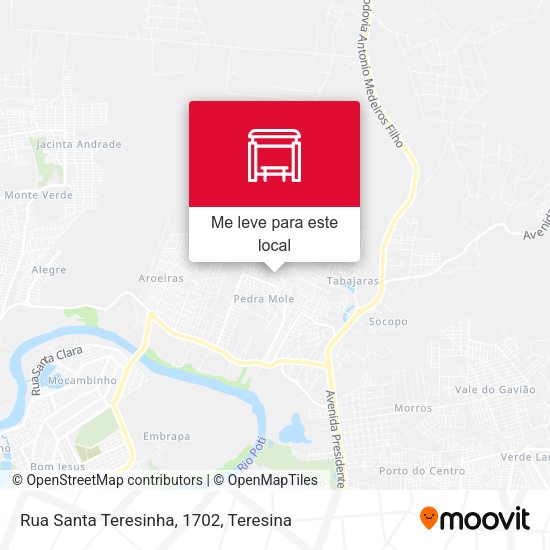 Rua Santa Teresinha, 1702 mapa