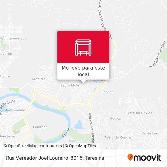 Rua Vereador Joel Loureiro, 8015 mapa