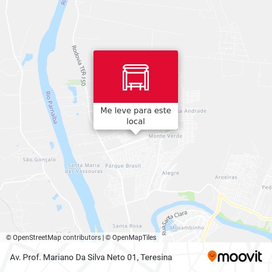 Av. Prof. Mariano Da Silva Neto 01 mapa