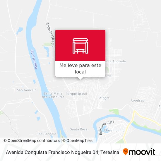Avenida Conquista Francisco Nogueira 04 mapa