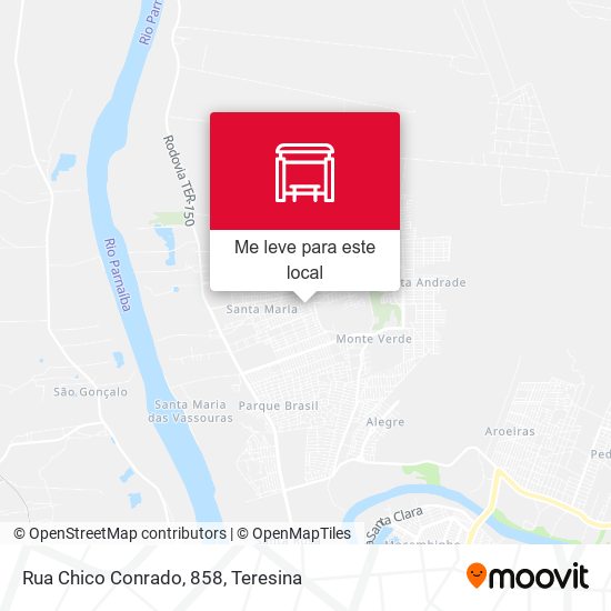 Rua Chico Conrado, 858 mapa