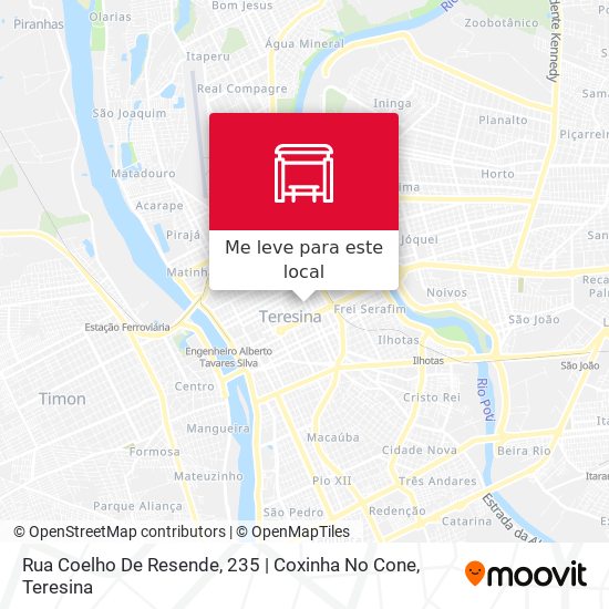 Rua Coelho De Resende, 235 | Coxinha No Cone mapa