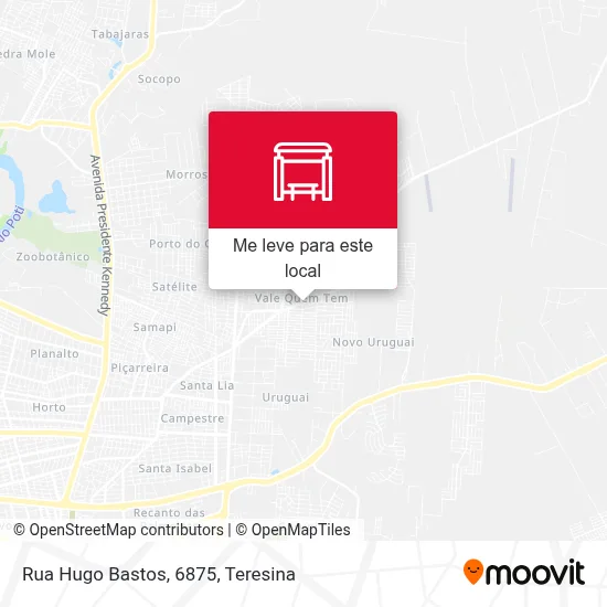 Rua Hugo Bastos, 6875 mapa