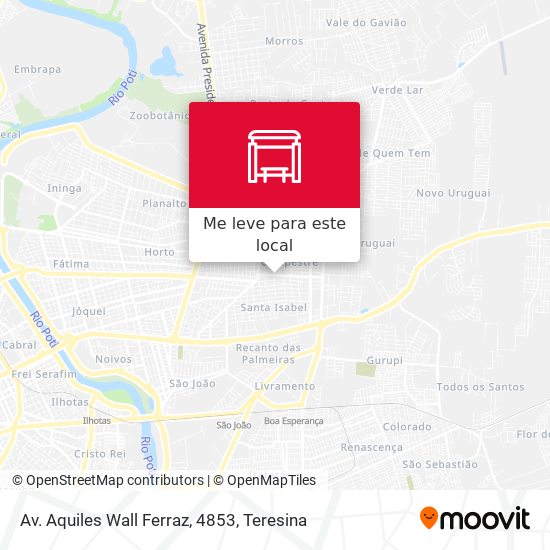 Av. Aquiles Wall Ferraz, 4853 mapa