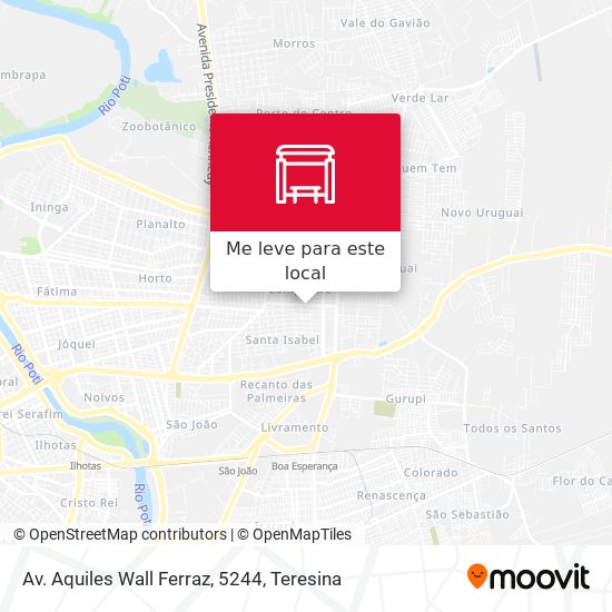 Av. Aquiles Wall Ferraz, 5244 mapa