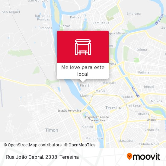 Rua João Cabral, 2338 mapa