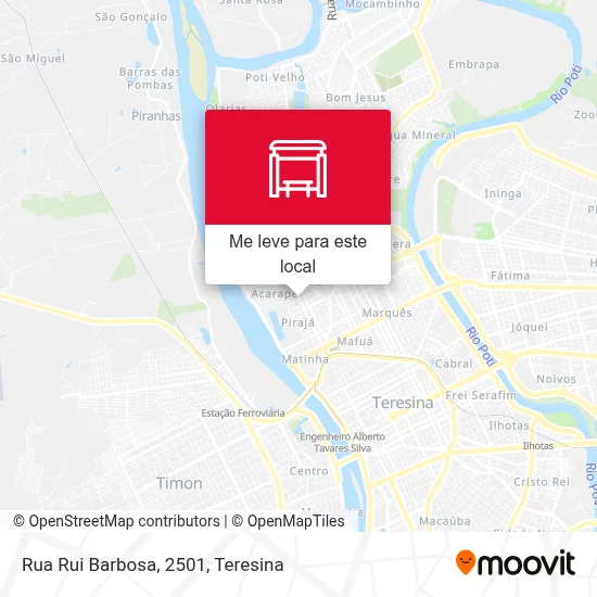 Rua Rui Barbosa, 2501 mapa