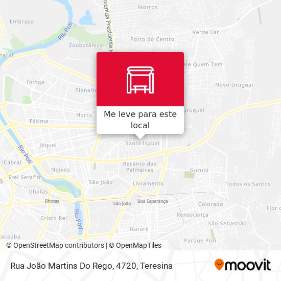 Rua João Martins Do Rego, 4720 mapa