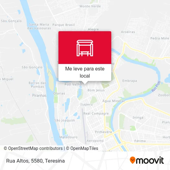 Rua Altos, 5580 mapa