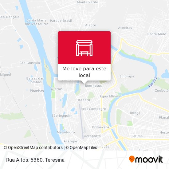 Rua Altos, 5360 mapa