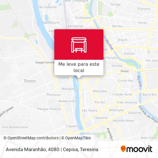 Avenida Maranhão, 4080 | Cepisa mapa