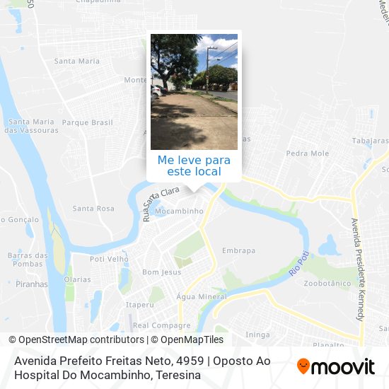 Avenida Prefeito Freitas Neto, 4959 | Oposto Ao Hospital Do Mocambinho mapa