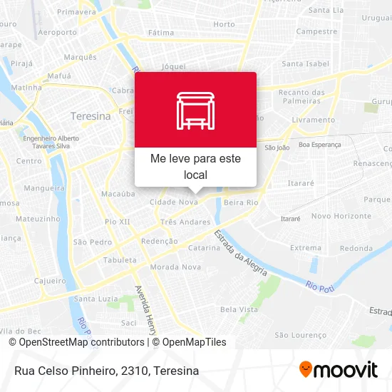 Rua Celso Pinheiro, 2310 mapa