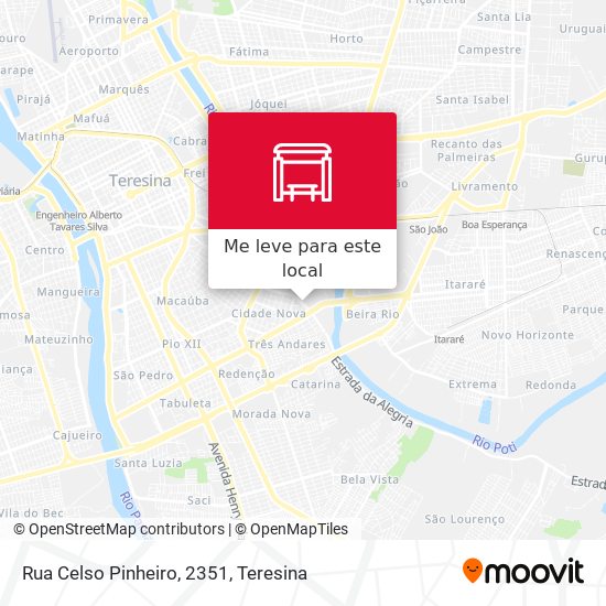 Rua Celso Pinheiro, 2351 mapa