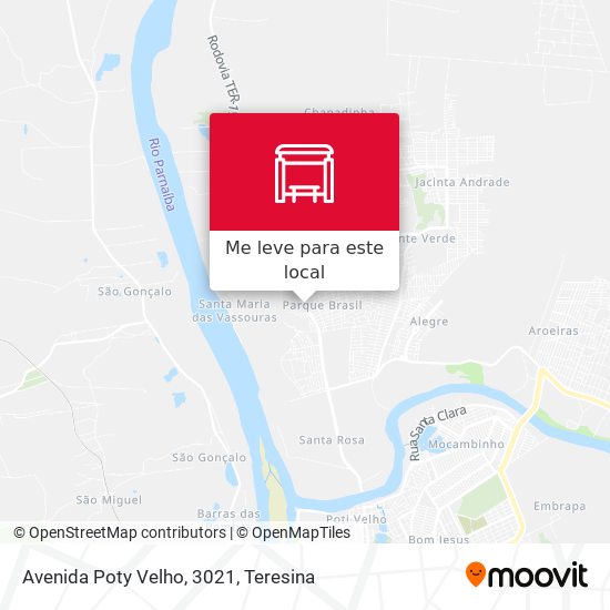 Avenida Poty Velho, 3021 mapa