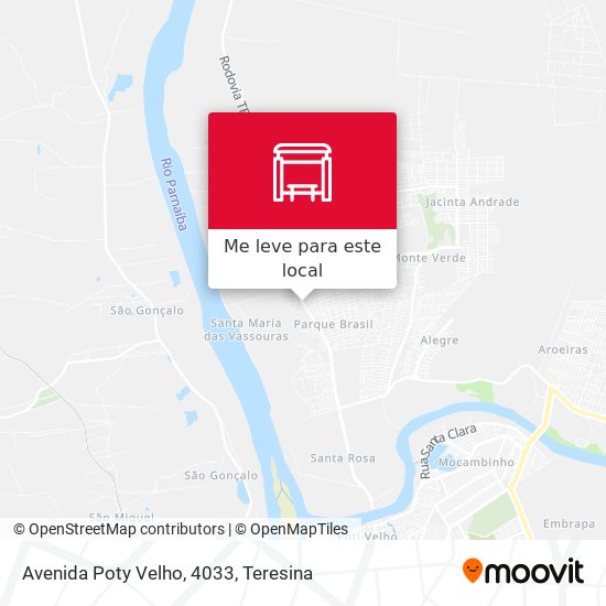 Avenida Poty Velho, 4033 mapa