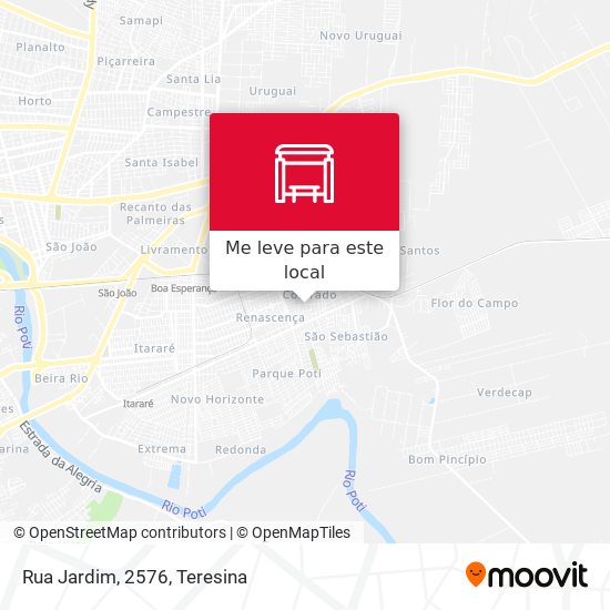 Rua Jardim, 2576 mapa