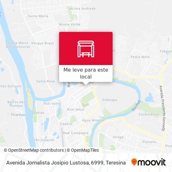 Avenida Jornalista Josipio Lustosa, 6999 mapa