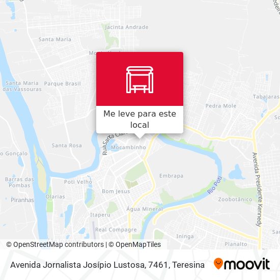 Avenida Jornalista Josípio Lustosa, 7461 mapa