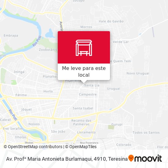 Av. Profᵃ Maria Antonieta Burlamaqui, 4910 mapa