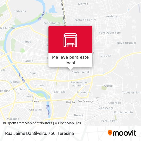 Rua Jaime Da Silveira, 750 mapa
