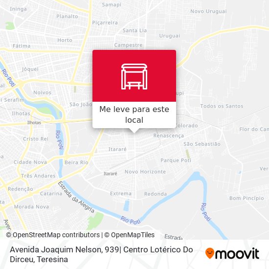 Avenida Joaquim Nelson, 939| Centro Lotérico Do Dirceu mapa