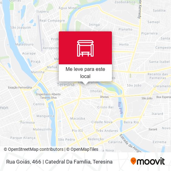 Rua Goiás, 466 | Catedral Da Família mapa