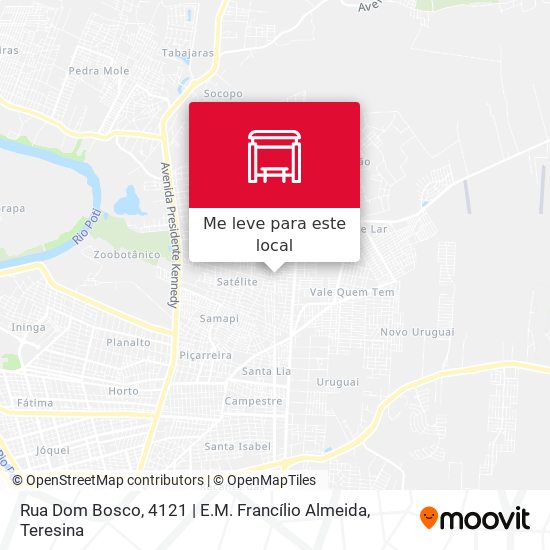 Rua Dom Bosco, 4121 | E.M. Francílio Almeida mapa