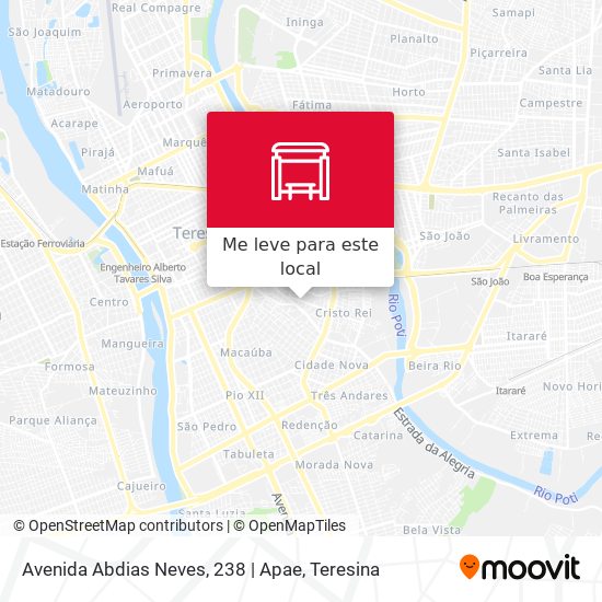 Avenida Abdias Neves, 238 | Apae mapa
