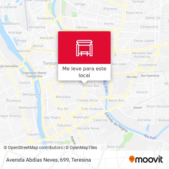 Avenida Abdias Neves, 699 mapa