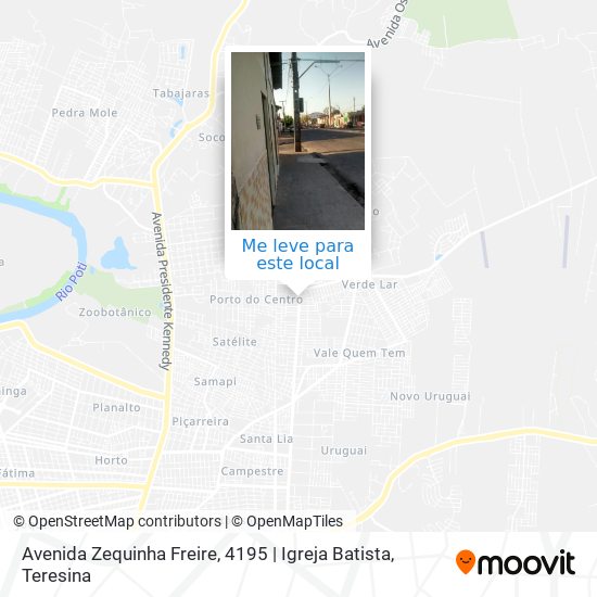 Avenida Zequinha Freire, 4195 | Igreja Batista mapa