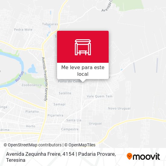 Avenida Zequinha Freire, 4154 | Padaria Provare mapa