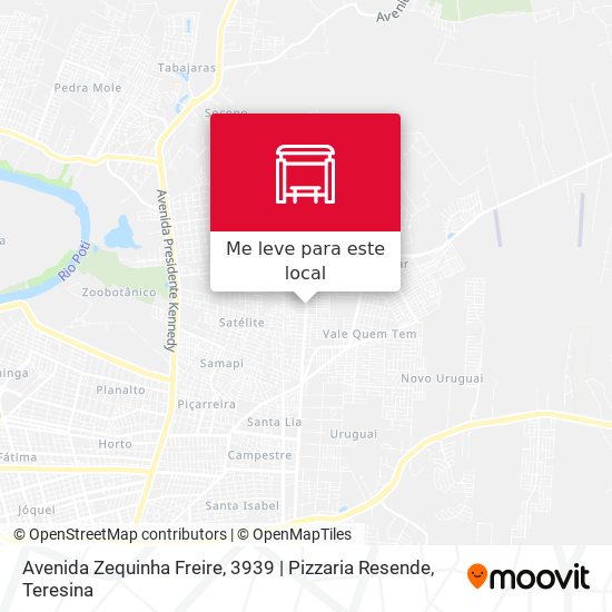 Avenida Zequinha Freire, 3939 | Pizzaria Resende mapa