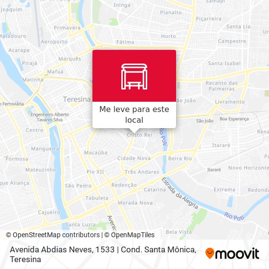 Avenida Abdias Neves, 1533 | Cond. Santa Mônica mapa