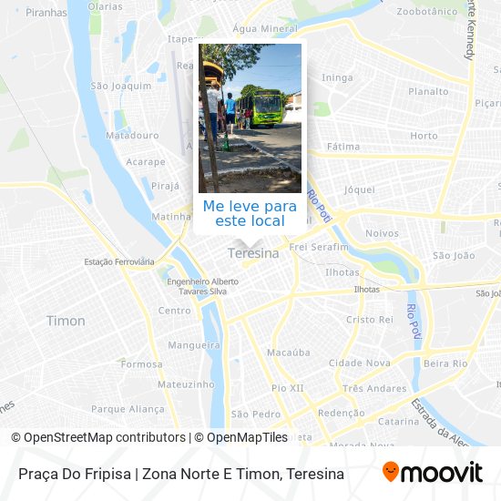 Praça Do Fripisa | Zona Norte E Timon mapa