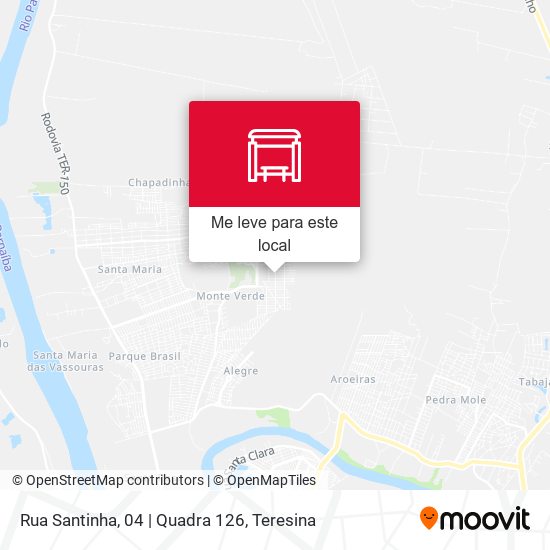 Rua Santinha, 04 | Quadra 126 mapa