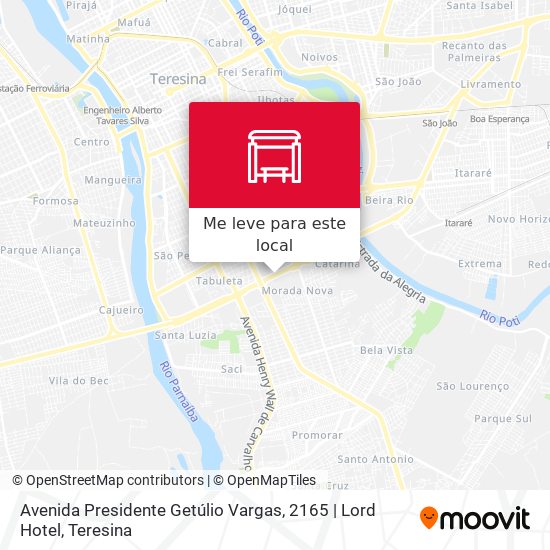 Avenida Presidente Getúlio Vargas, 2165 | Lord Hotel mapa