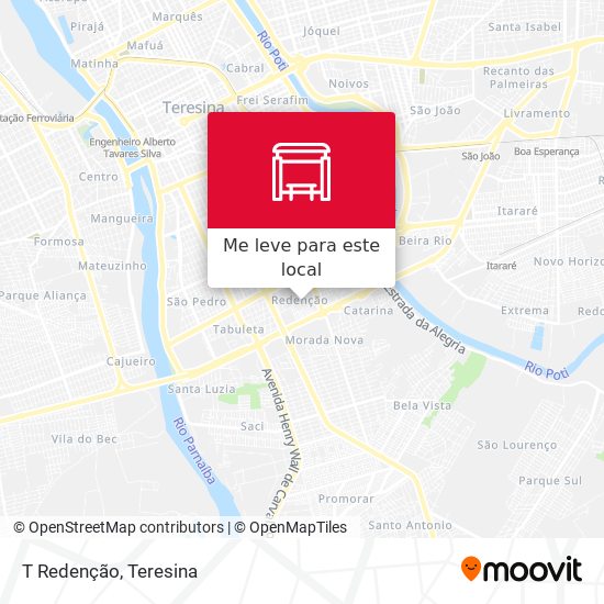 T Redenção mapa