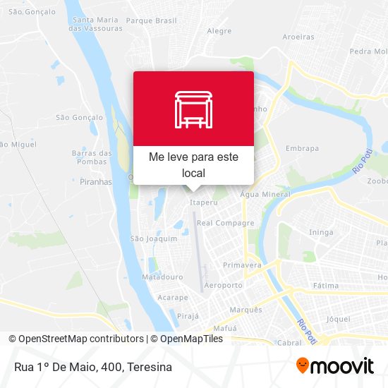 Rua 1º De Maio, 400 mapa