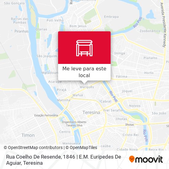 Rua Coelho De Resende, 1846 | E.M. Eurípedes De Aguiar mapa