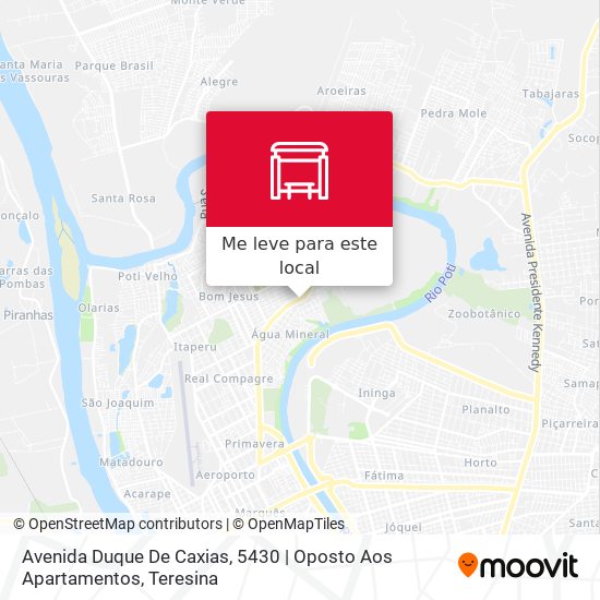 Avenida Duque De Caxias, 5430 | Oposto Aos Apartamentos mapa