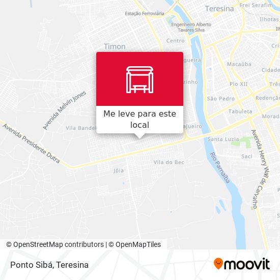 Ponto Sibá mapa