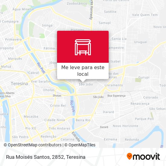 Rua Moisés Santos, 2852 mapa
