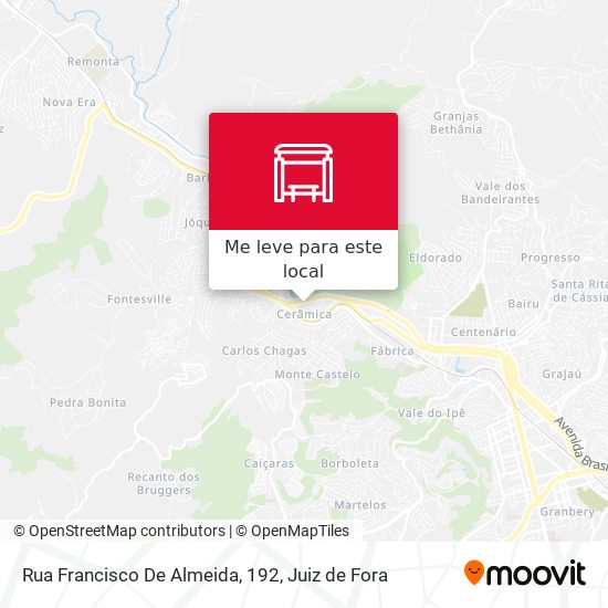 Rua Francisco De Almeida, 192 mapa