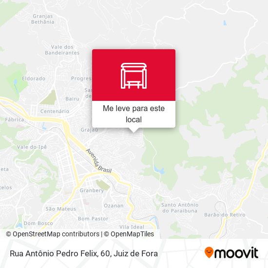 Rua Antônio Pedro Felix, 60 mapa