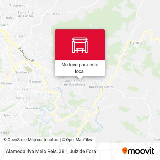 Alameda Ilva Melo Reis, 381 mapa