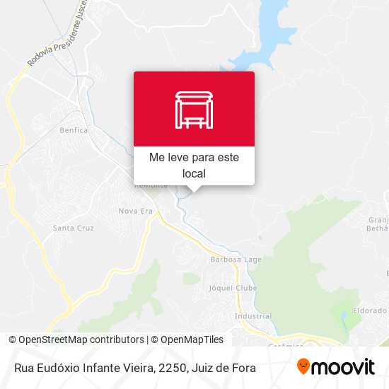 Rua Eudóxio Infante Vieira, 2250 mapa